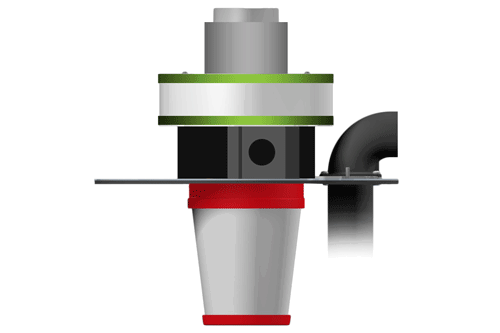 dual-stage HEPA filtration illustration/animation