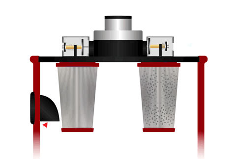 Filter-cleaning mechanism